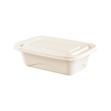 380ml Corn Starch Square Container with Lid