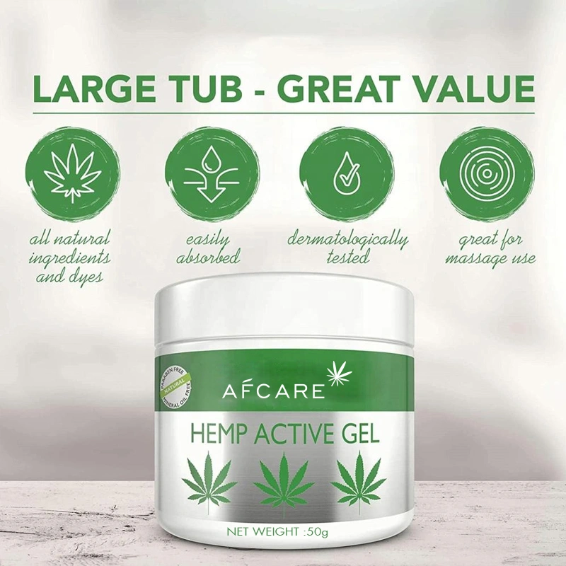 Hemp Soothing Gel Whitening Moisturizing Repair Cbd Face Care Soothing Aloe Vera Gel Cream