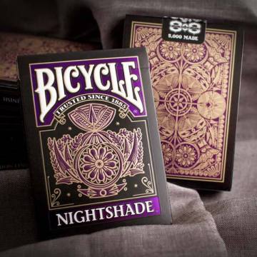 1 deck Bicycle Nightshade Playing Cards High Quality Playing Cards New Poker Cards for Magician Collection Card Game