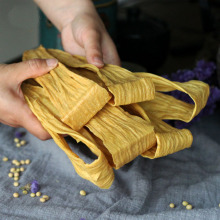 Light Yellow Fuzhu Food Dried Tofu Skin Japanese Dried Bean Curd