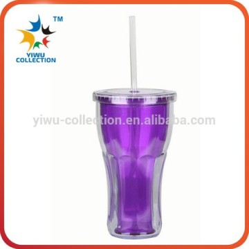 plastic cup 3d model with straw cup