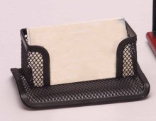 Iron Mesh Desktop Organizer Name Card Holder