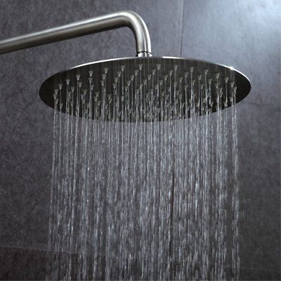 8 High Pressure Rain Shower Head Round Top