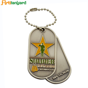 Customized Metal Dog Tag With Embossed Logo