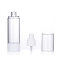 Recipientes de embalagem de cosméticos transparentes frasco sem ar