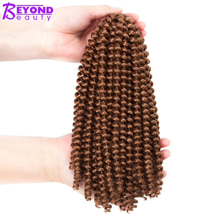 beyond beauty spring twist hair short curly crochet braiding hair