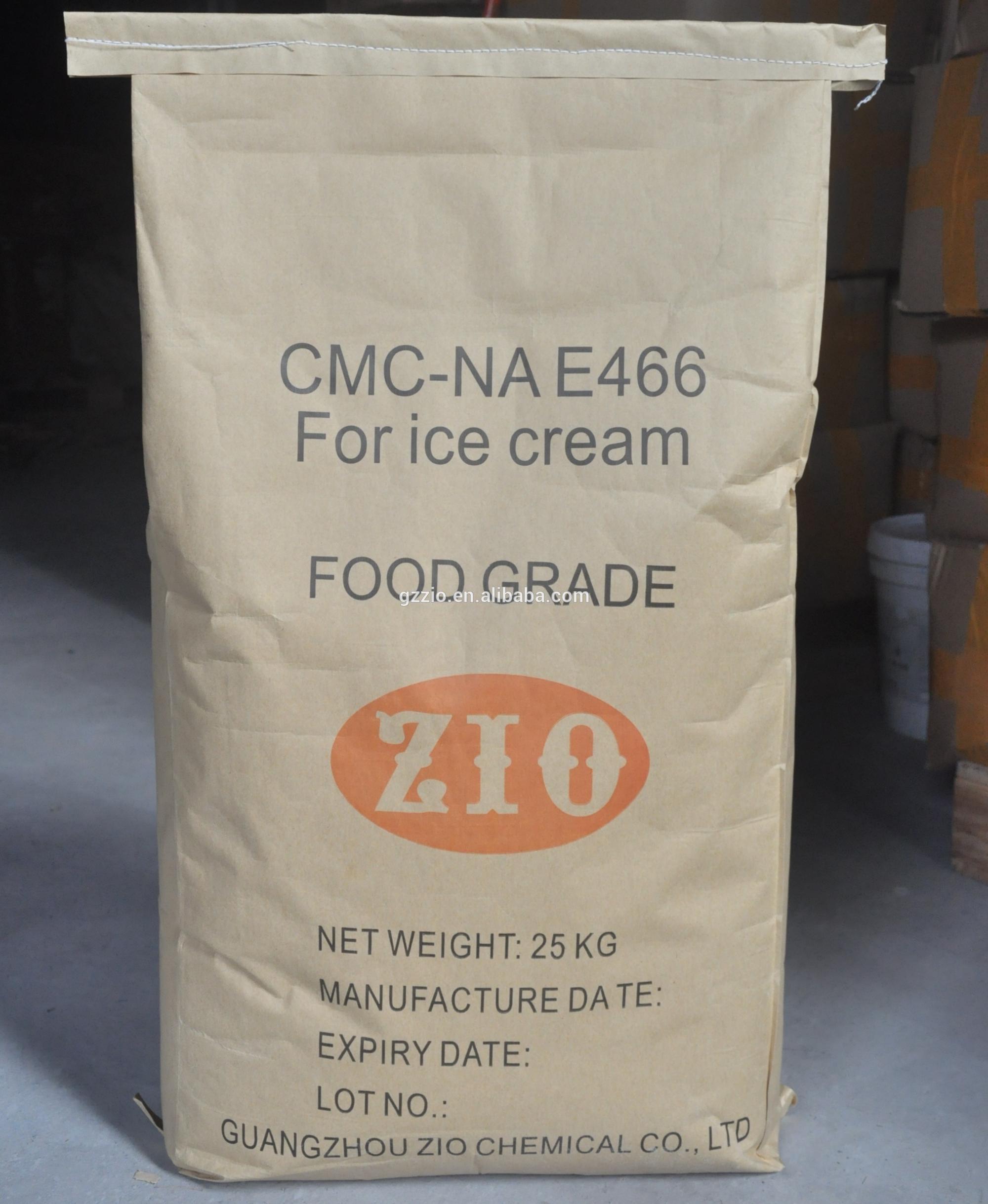 Food additive ice cream thickener carboxymethyl cellulose sodium cmc price