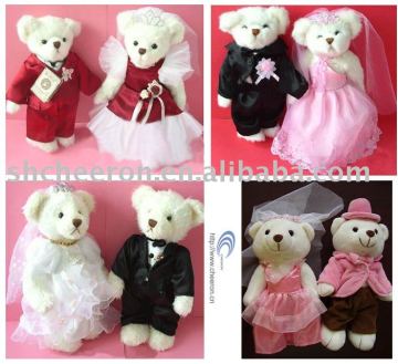 plush wedding bear,wedding bear,valentine bear