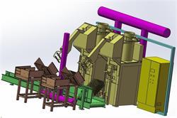 Efficiency Automatic Valve Bag Packer Precise Packaging