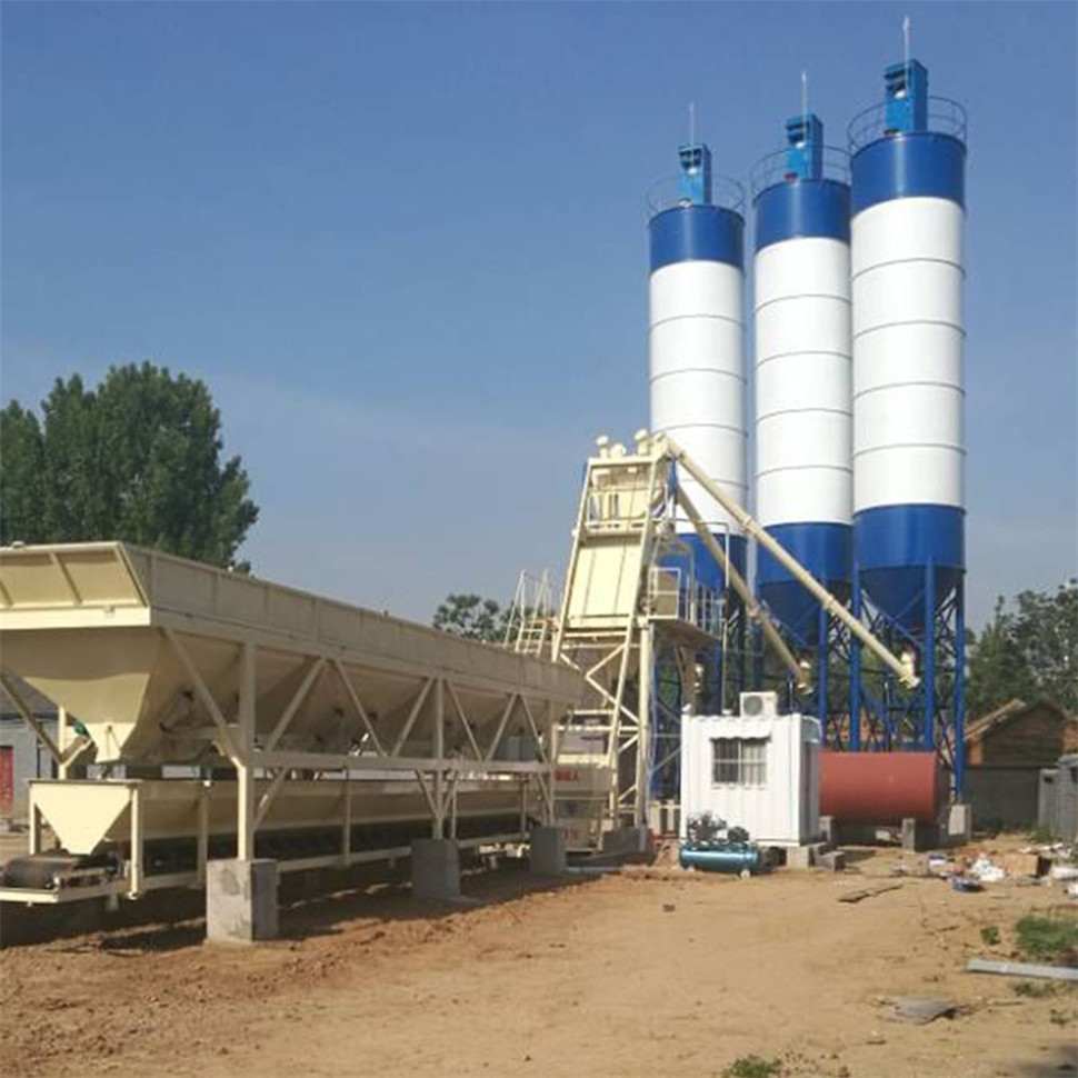 Different types concrete mixing plant price list producer