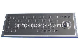 Metal Industrial Mini Keyboard With Trackball , Short Strok