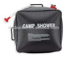 Outdoor hanging shower bag hydration bladder water bag
