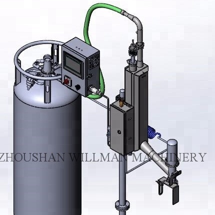 Máquina dosificadora de nitrógeno líquido de alta velocidad