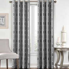 Blackout Cloth Home Decorative Printed Drapery Window Curtains