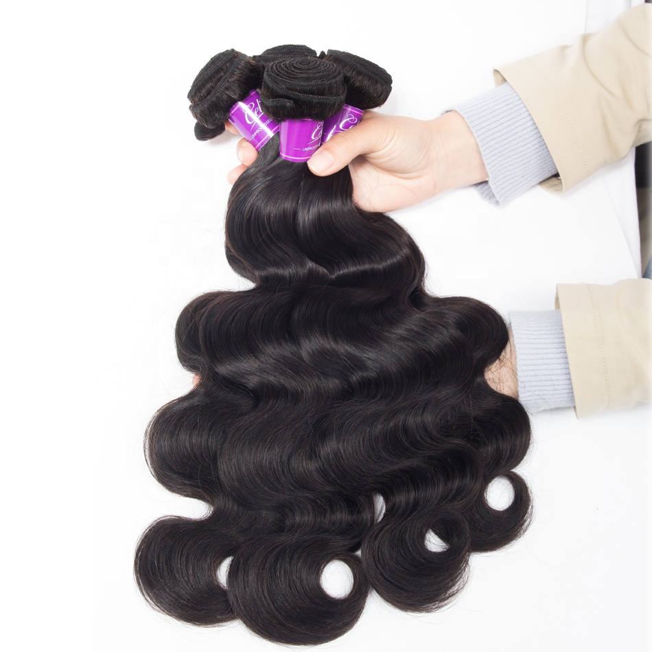 9A 10A 12A one donor super double drawn straight and body wave hair bundles lace frontal hair wig
