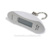 Travel weigh Portable digital Luggage Scale with Strap/Hook and Temperature/Time Display