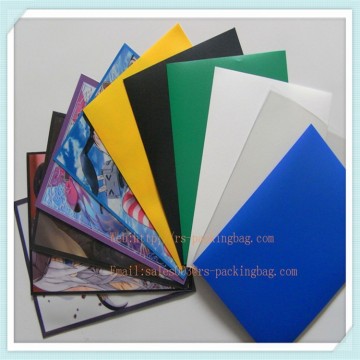 custom copetitive price and quality plastic card sleeves