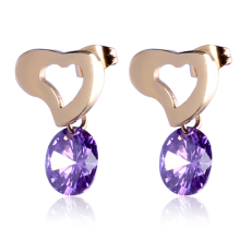 China Wholesale crystal ball earring