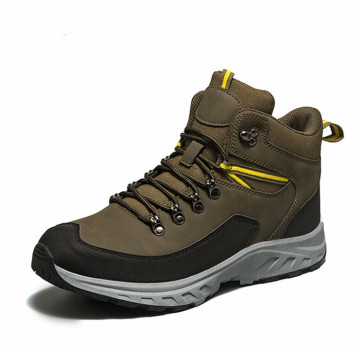 Men's Climbing Mountain Boots: Outdoor Waterproof Anti-Slip Trekking Shoes for Hiking