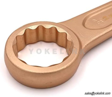 Din7444 Aluminium Bronze Single-Head Straight Handle Strike Wrench Industrial Grade
