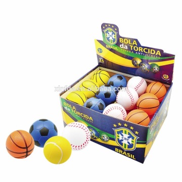 Colorful Baseball Shape PU Anti-stress Ball,PU Stress Ball,PU Baseball