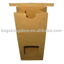 kraft paper bag with tin tie