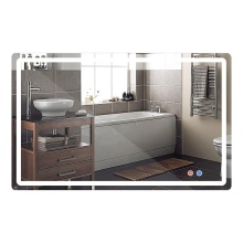 Large LED Bathroom Mirror: Touchscreen Vanity Mirror for Bathrooms