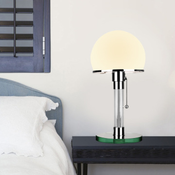 LEDER White Side Glass Table Lamp