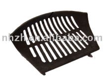 matt black cast iron trench drain grates