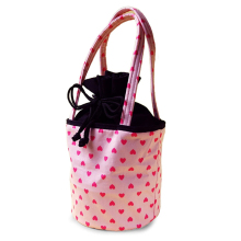 Pink Heart Two Hands Waist Package Girl's Bag