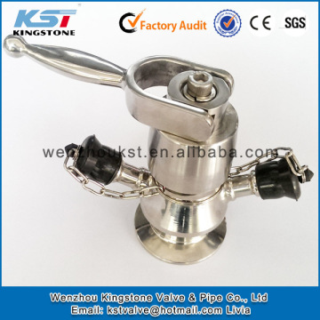 high quality stainless steel 304 aseptic sampling valve sanitary aseptic sample valve