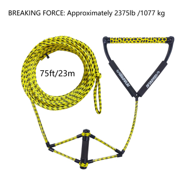 75Ft Water Ski Rope With Double Handle