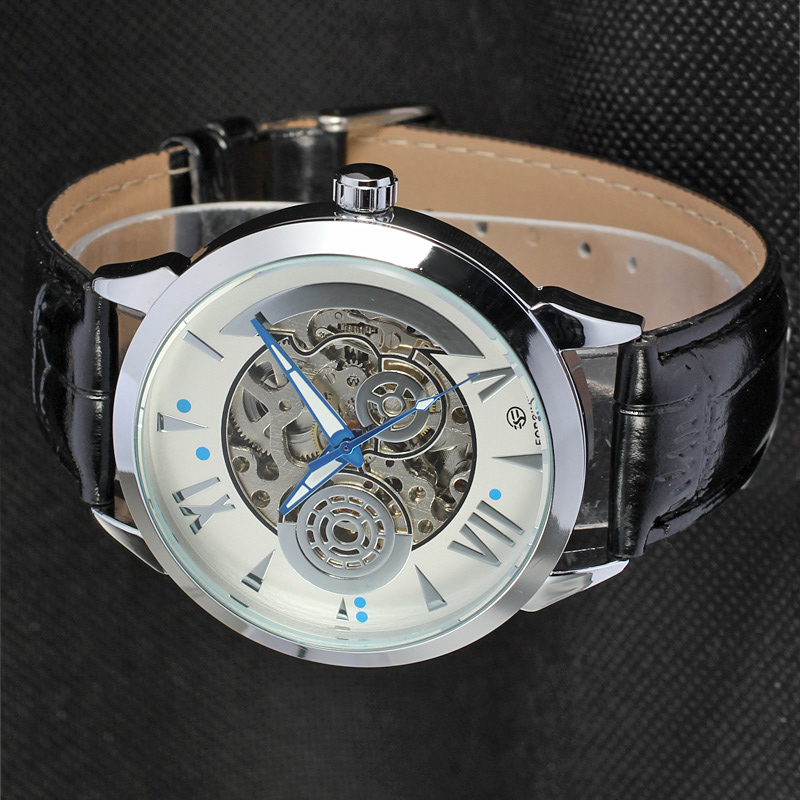 Automatic Customize brand skeleton mens watches