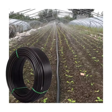 Black Plastic Irrigation Roll HDPE Coil Pipe