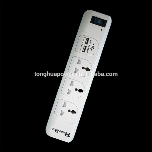 power socket with UK plug for Dubai, smart socket with USB, extension socket, Electric Plugs and Sockets with USB