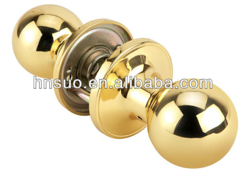 high quality golden plating privacy brass door handles and locks