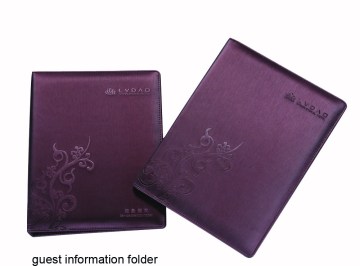 Leatherette Guest Information Folder, Guestroom Directory (PB063)