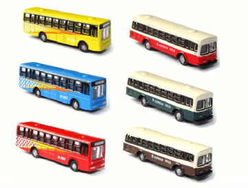 model car model bus in scale