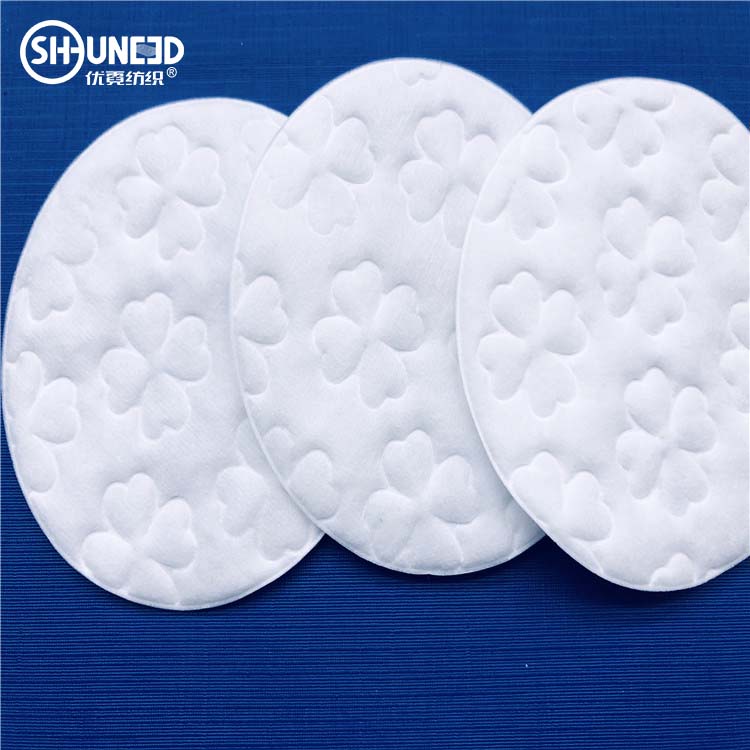 Viscose Pink color beauty pads Disposable Manufacturers square pattern Cosmetic Make Up Remover Absorbent Cotton Pads cosmetic