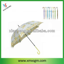 Flower Pattern Straight Umbrella