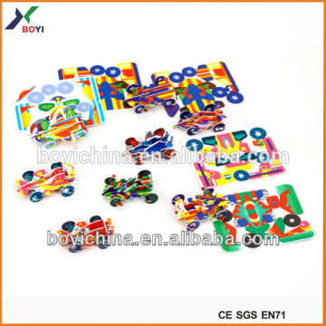 Motor-racing model 3d boys puzzle games intelligence toys puzzle games