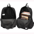 20L waterproof Boy School Backpack Black Bag