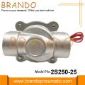 Válvula solenoide de acero inoxidable de 1 pulgada 2S250-25 110VAC