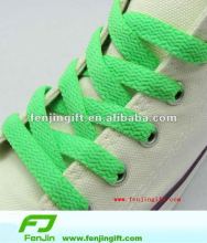 cheap promotional green shoelaces