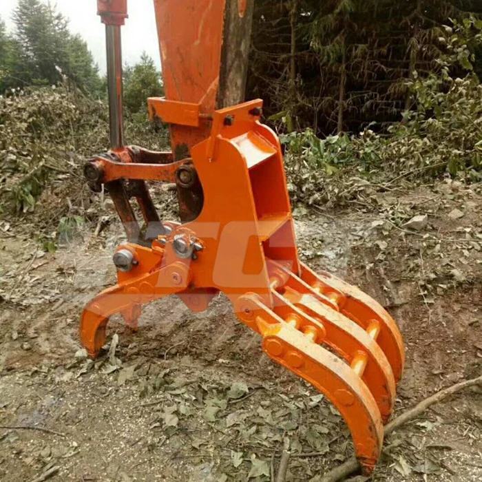 Loader Excavator Log Grapple 8ton Log Loader Excavator for Sale