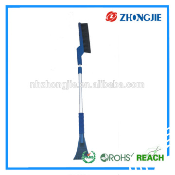 plastic soft hair short rotating snow brush