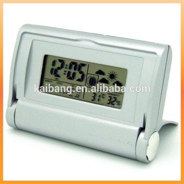 Mini Travel weather station clock