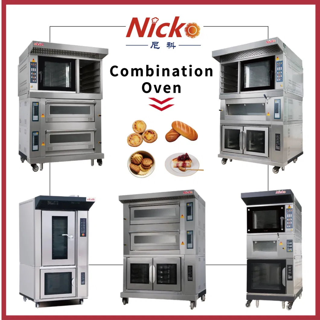 Micro-Computer Control Panel Single Deck Gas Bakery Oven for Bread