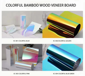 Eco-Friendly Bamboo Wood Veneer Board with Various Textures