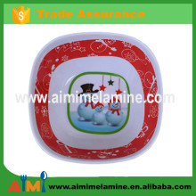 Factory Price Set of Four Square PS Snacks Bowl and Dish